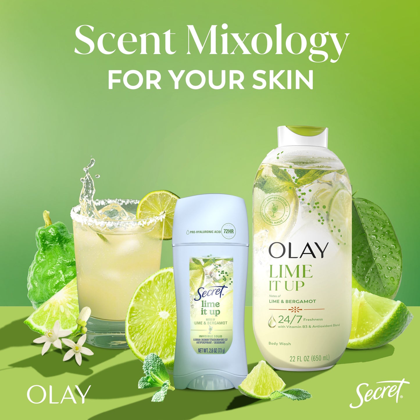 Olay Limited Edition Lime it Up Body Wash