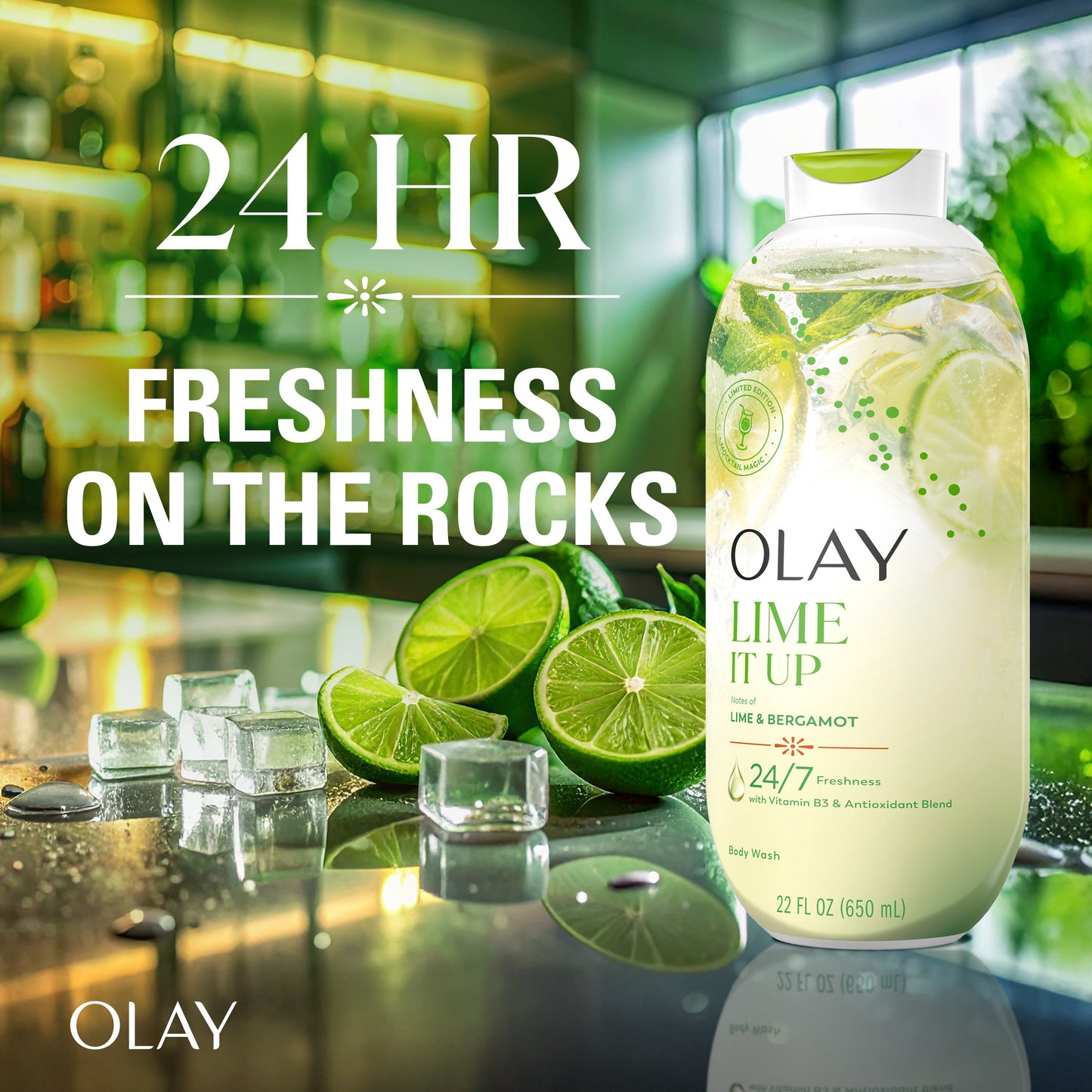 Olay Limited Edition Lime it Up Body Wash