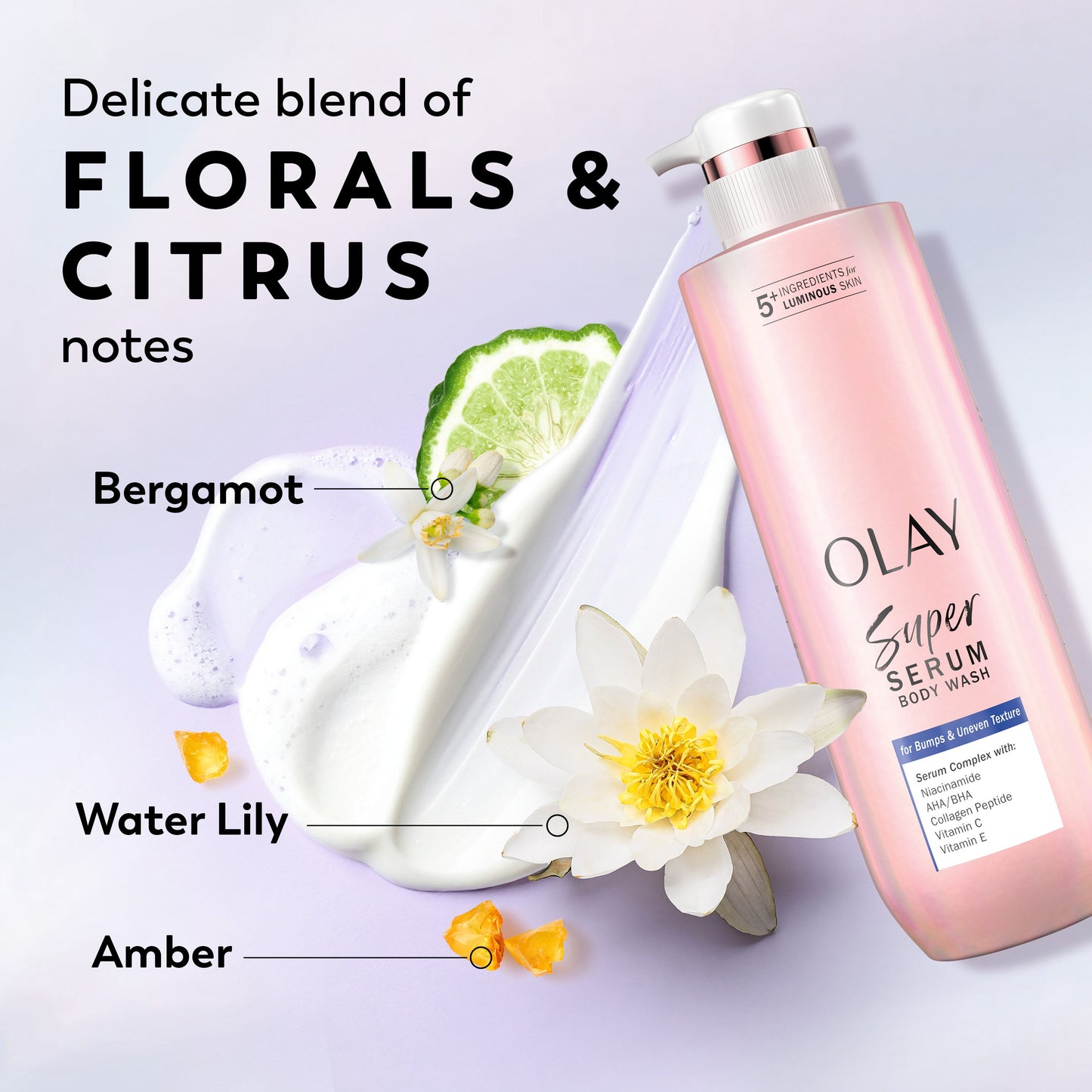 Olay Super Serum Body Wash for Bumpy Skin