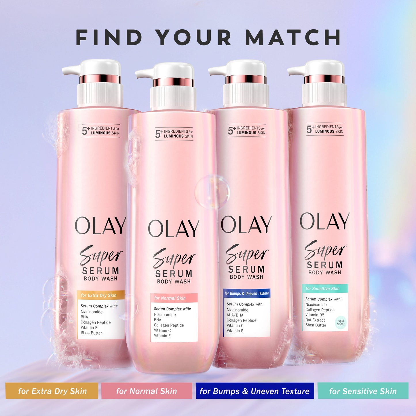 Olay Super Serum Body Wash for Bumpy Skin