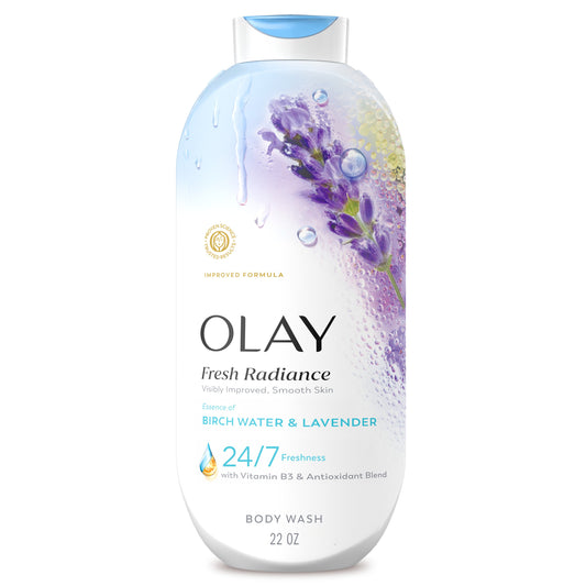 Olay Fresh Radiance Body Wash - Birch Water & Lavender