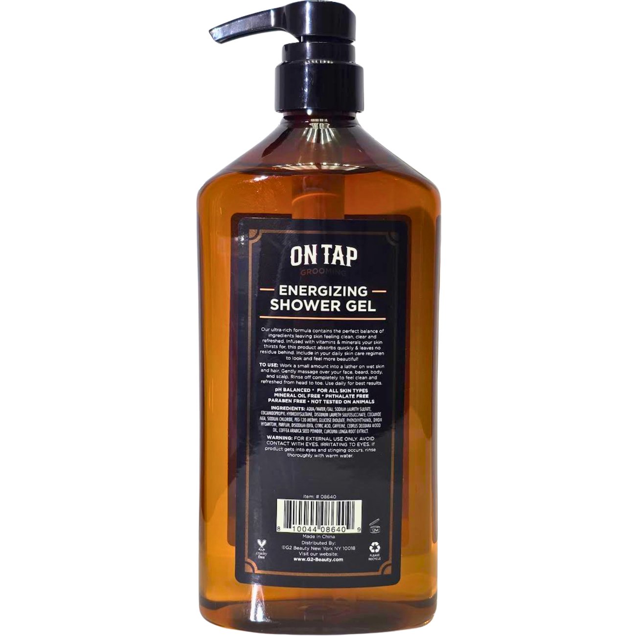 On Tap Grooming Energizing 4-in-1 Shower Gel - Dark Roast & Smokey Cedarwood