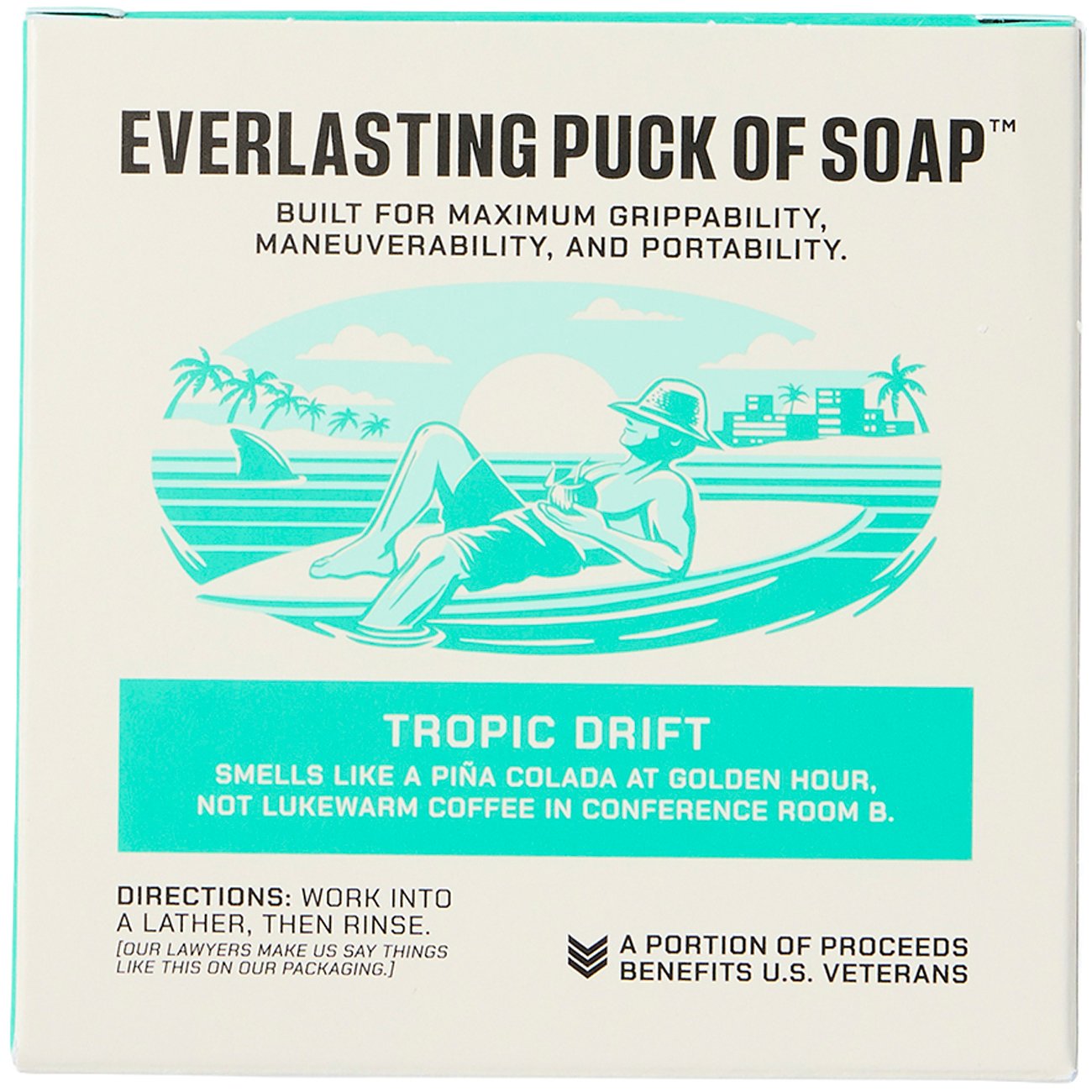 Duke Cannon Men's Everlasting Puck of Bar Soap - Tropic Drift