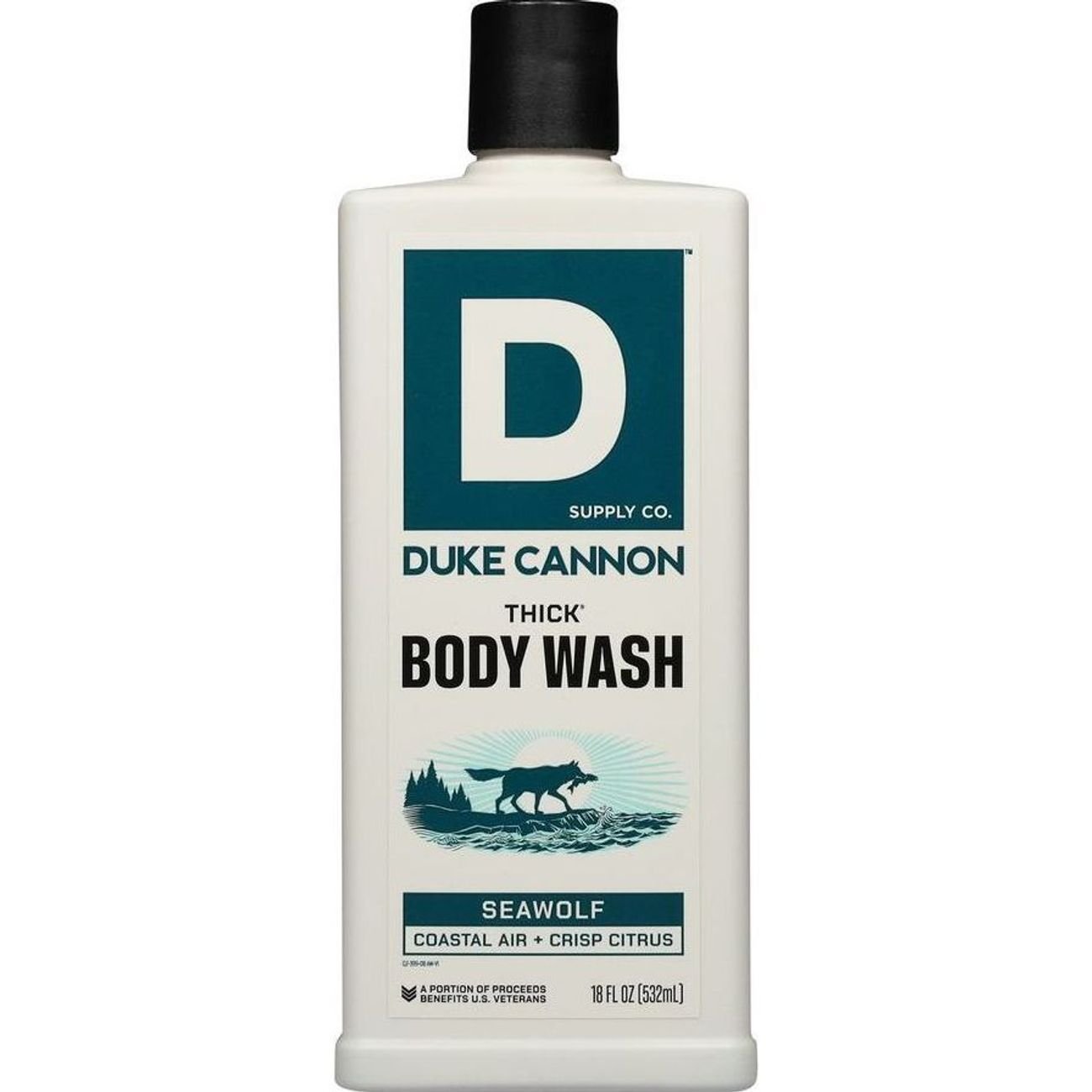 Duke Cannon Men's Thick Body Wash - Seawolf