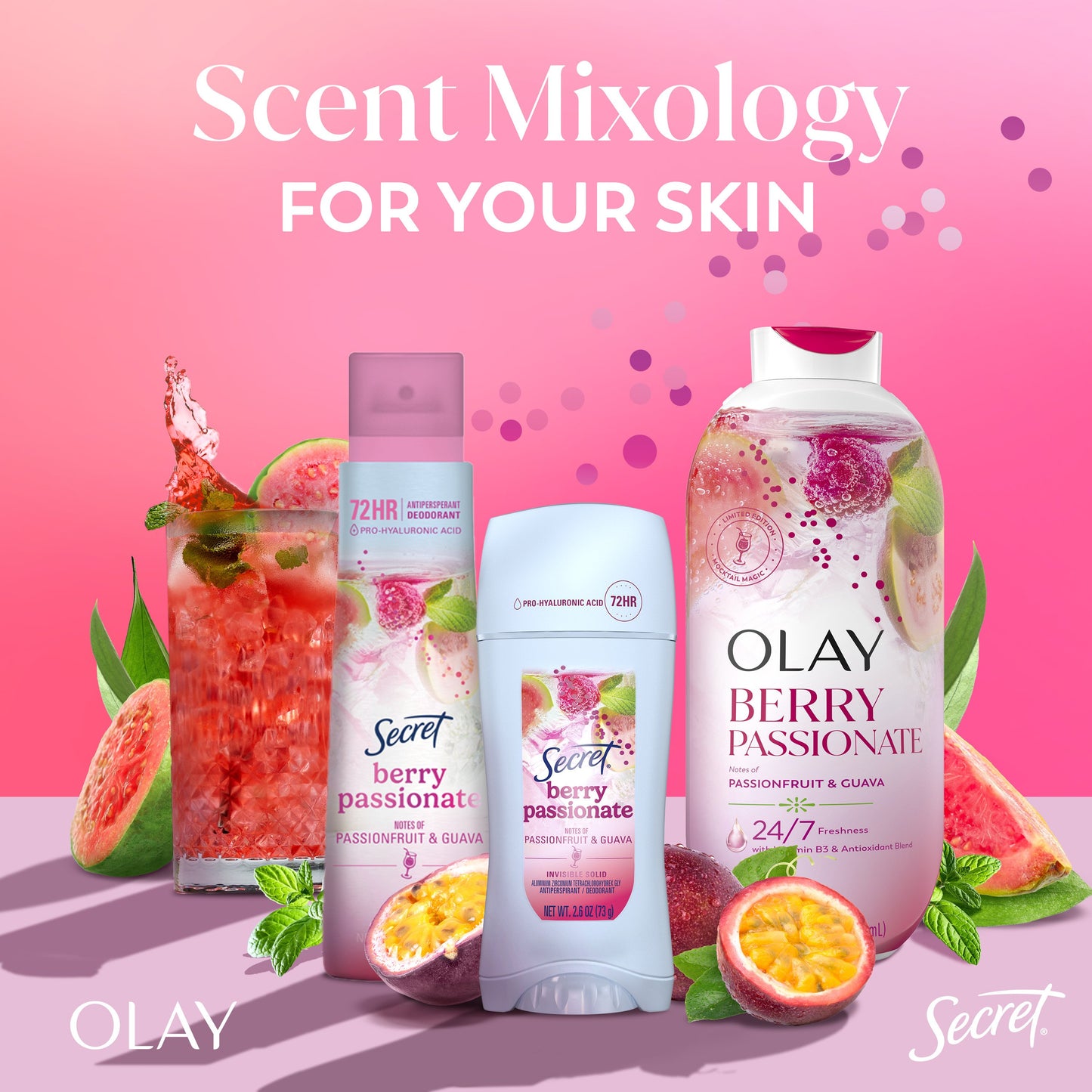 Olay Limited Edition Berry Passionate Body Wash