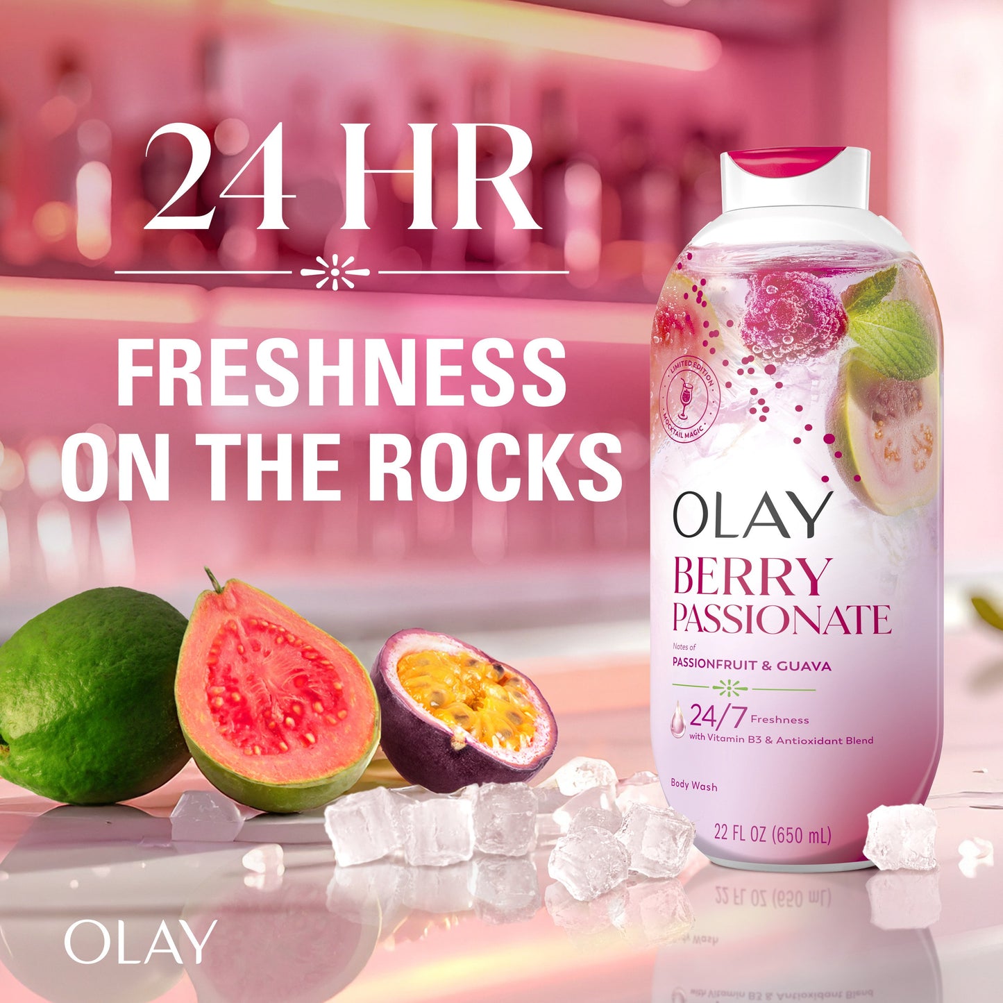 Olay Limited Edition Berry Passionate Body Wash