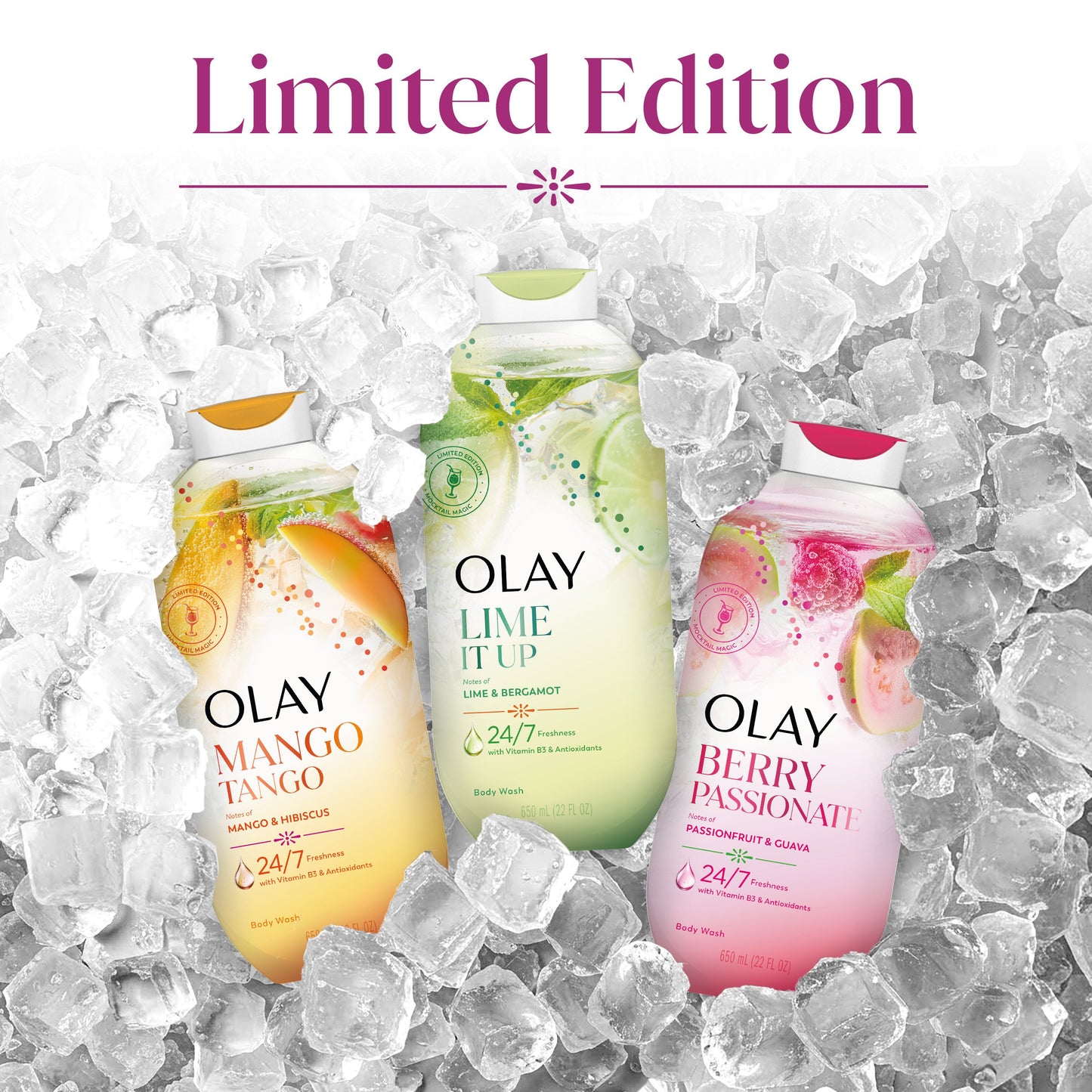 Olay Limited Edition Berry Passionate Body Wash
