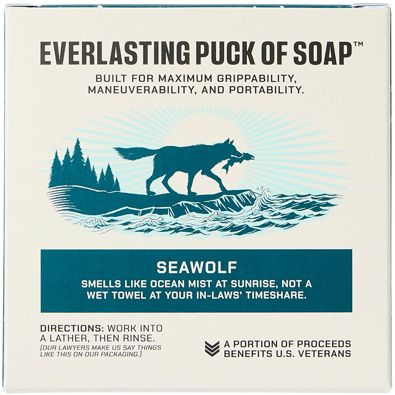 Duke Cannon Men's Everlasting Puck of Bar Soap - Seawolf