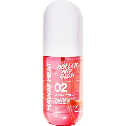 Holler and Glow Hawaii Heat Body Spray - Vanilla