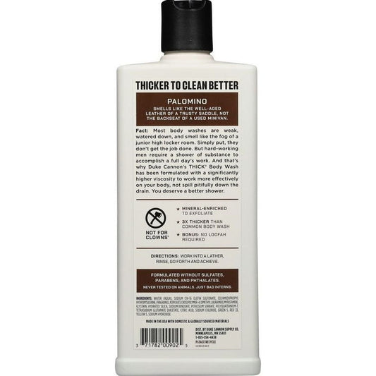Duke Cannon Men's Thick Body Wash - Palomino