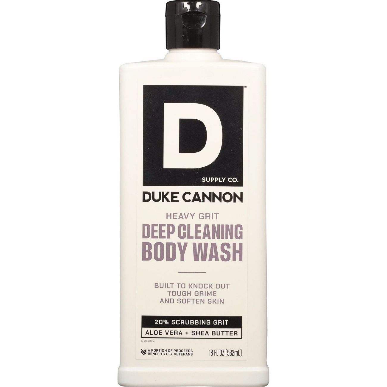 Duke Cannon Men's Heavy Grit Deep Cleaning Body Wash