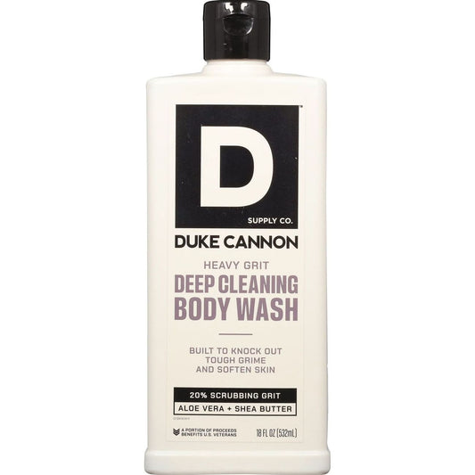 Duke Cannon Men's Heavy Grit Deep Cleaning Body Wash