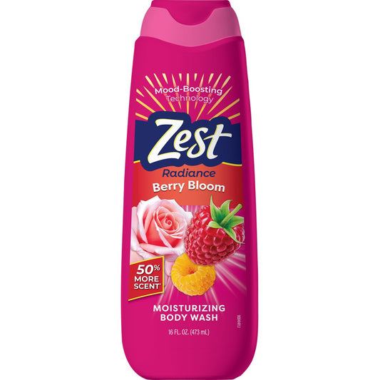 Zest Radiance Moisturizing Body Wash - Berry Bloom