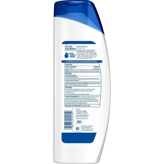 Head & Shoulders 2-in-1 Dandruff Shampoo & Conditioner - Smooth & Silky