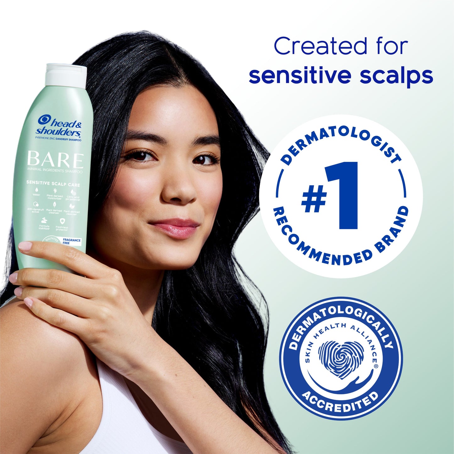 Head & Shoulders Bare Sensitive Scalp Care Shampoo