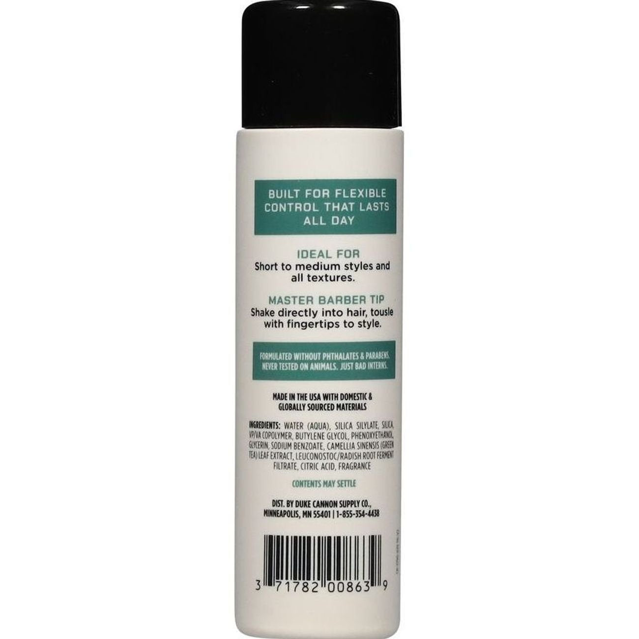 Duke Cannon Texturizing Weightless Hold Hair Styling Powder