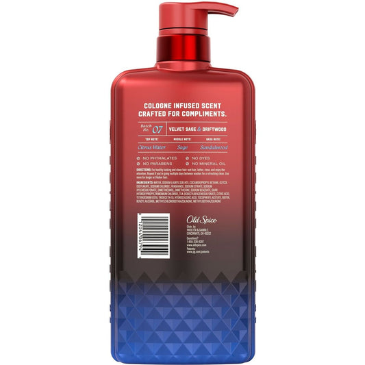 Old Spice Men's Shampoo with Vitamin E & Biotin - Velvet Sage & Driftwood