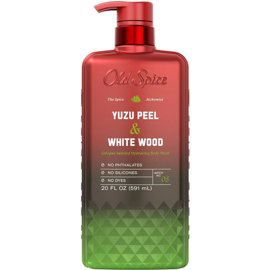 Old Spice Cologne Infused Body Wash - Yuzu Peel & White Wood