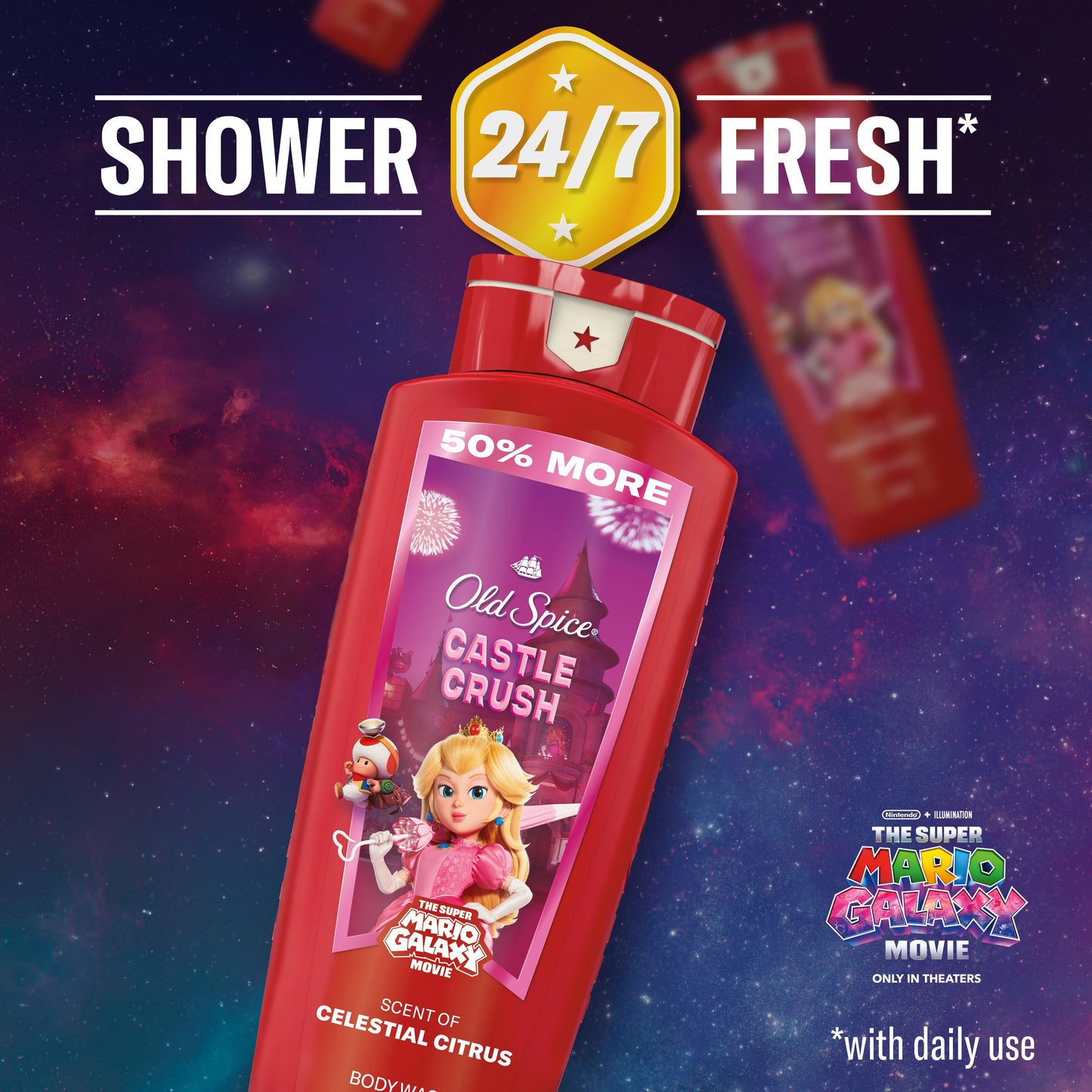 Old Spice Limited Edition Super Mario Body Wash - Castle Crush