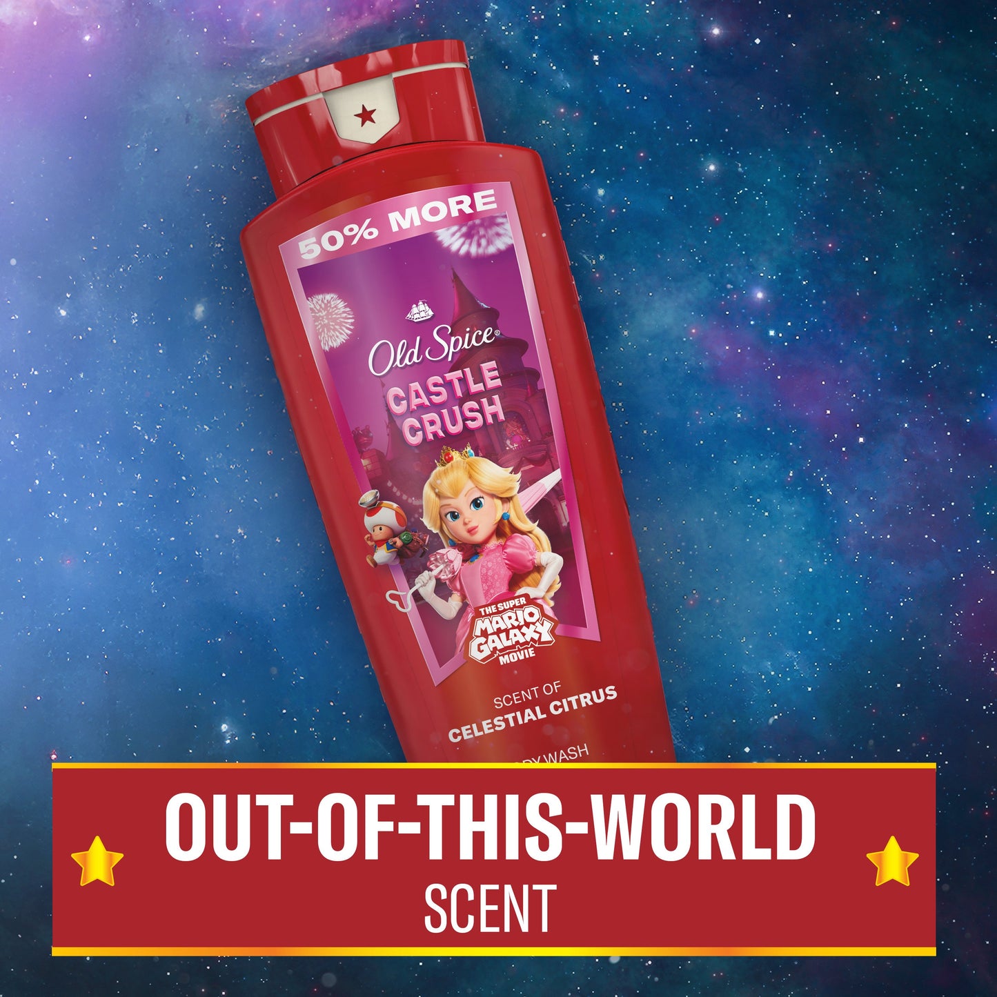 Old Spice Limited Edition Super Mario Body Wash - Castle Crush