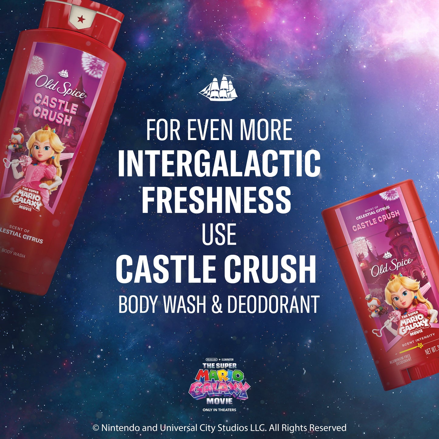 Old Spice Limited Edition Super Mario Body Wash - Castle Crush