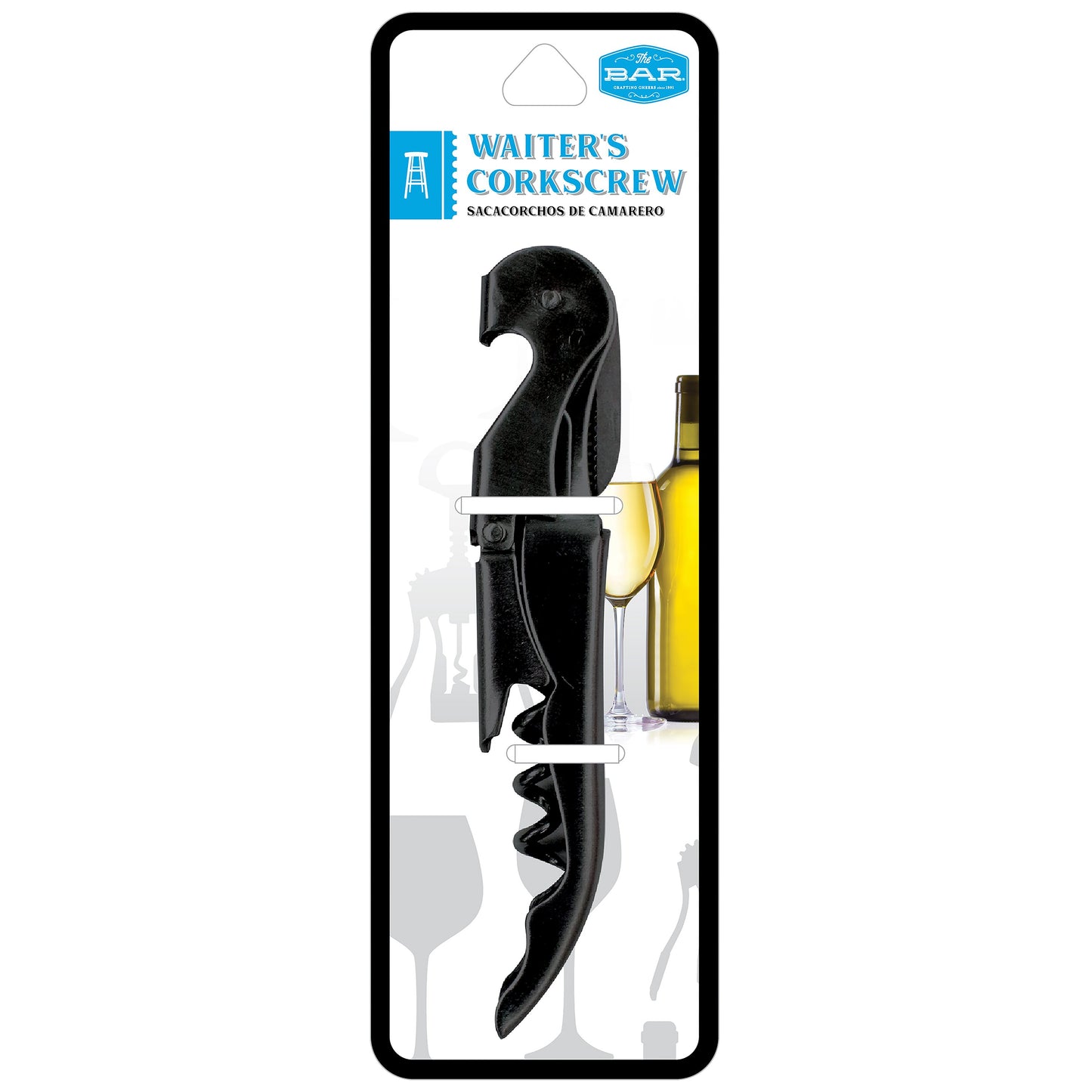The Bar Waiters Corkscrew Black