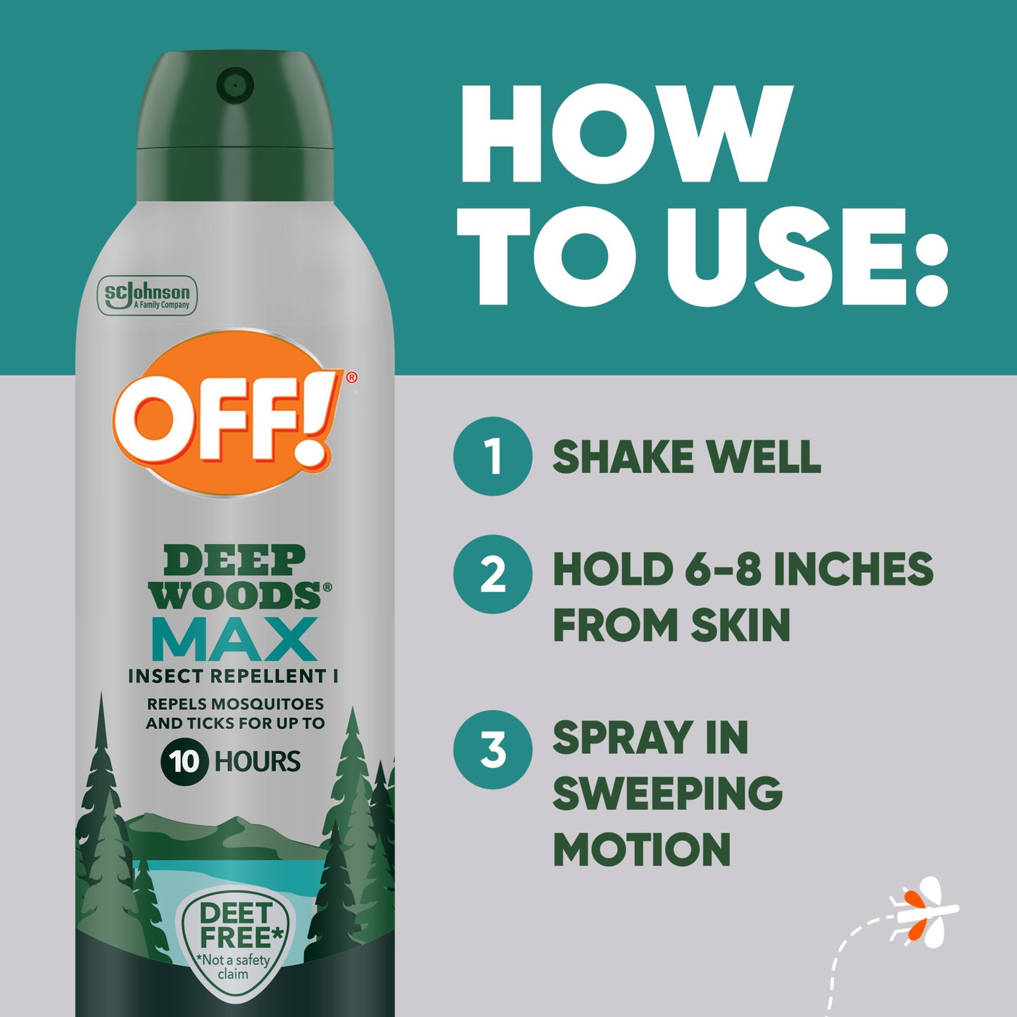 OFF! Deep Woods Max Insect Repellent