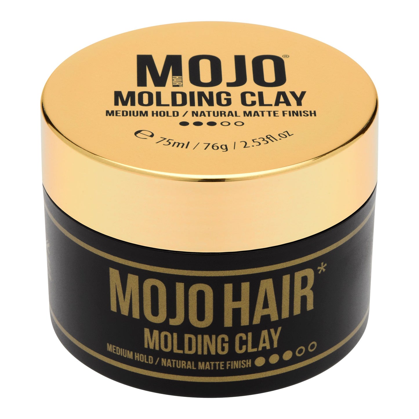 MOJO Molding Hair Styling Clay - Medium Hold, Matte Finish