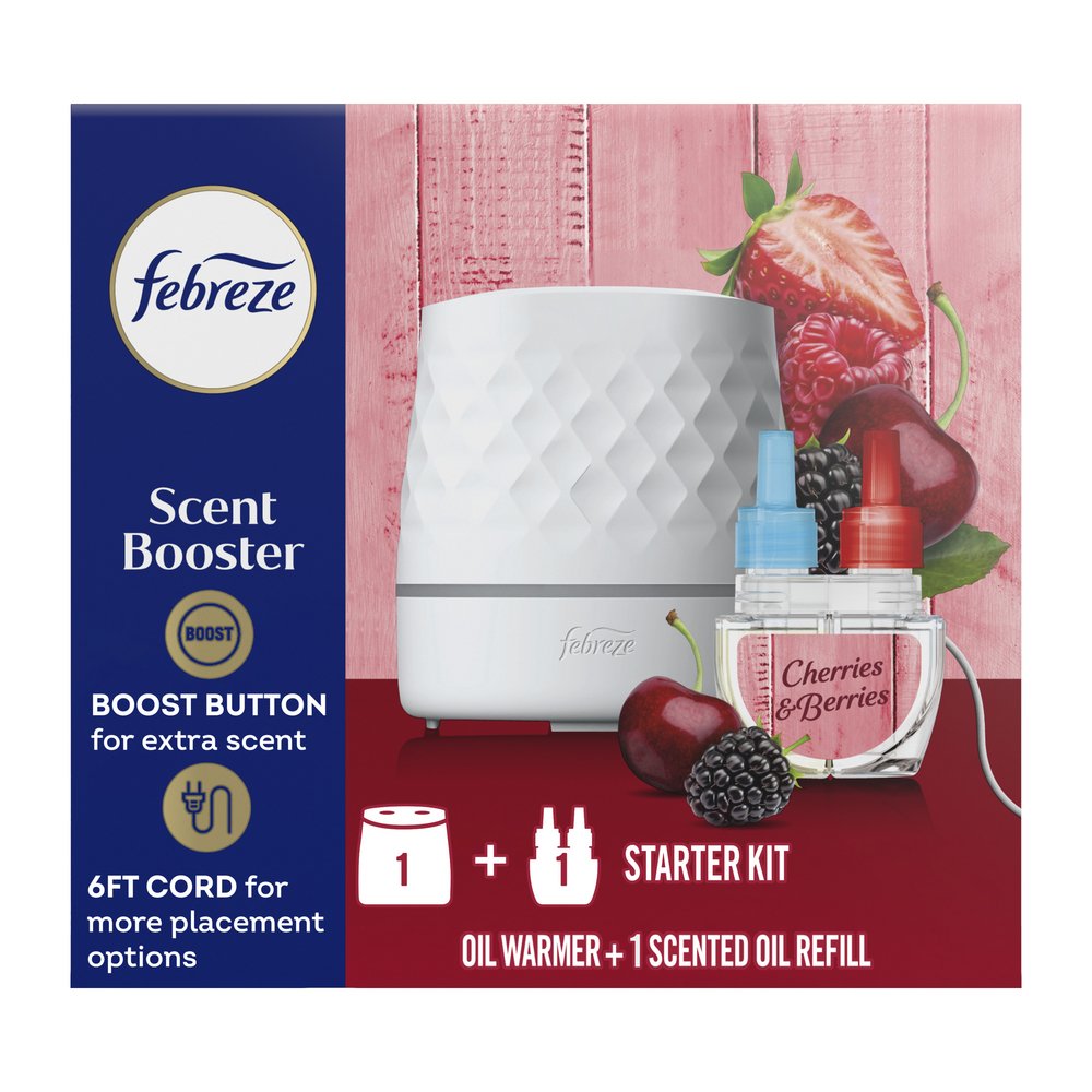 Febreze Plug Scent Booster Starter Kit - Cherries & Berries
