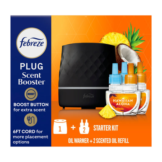 Febreze Plug Scent Booster Starter Kit - Hawaiian Aloha