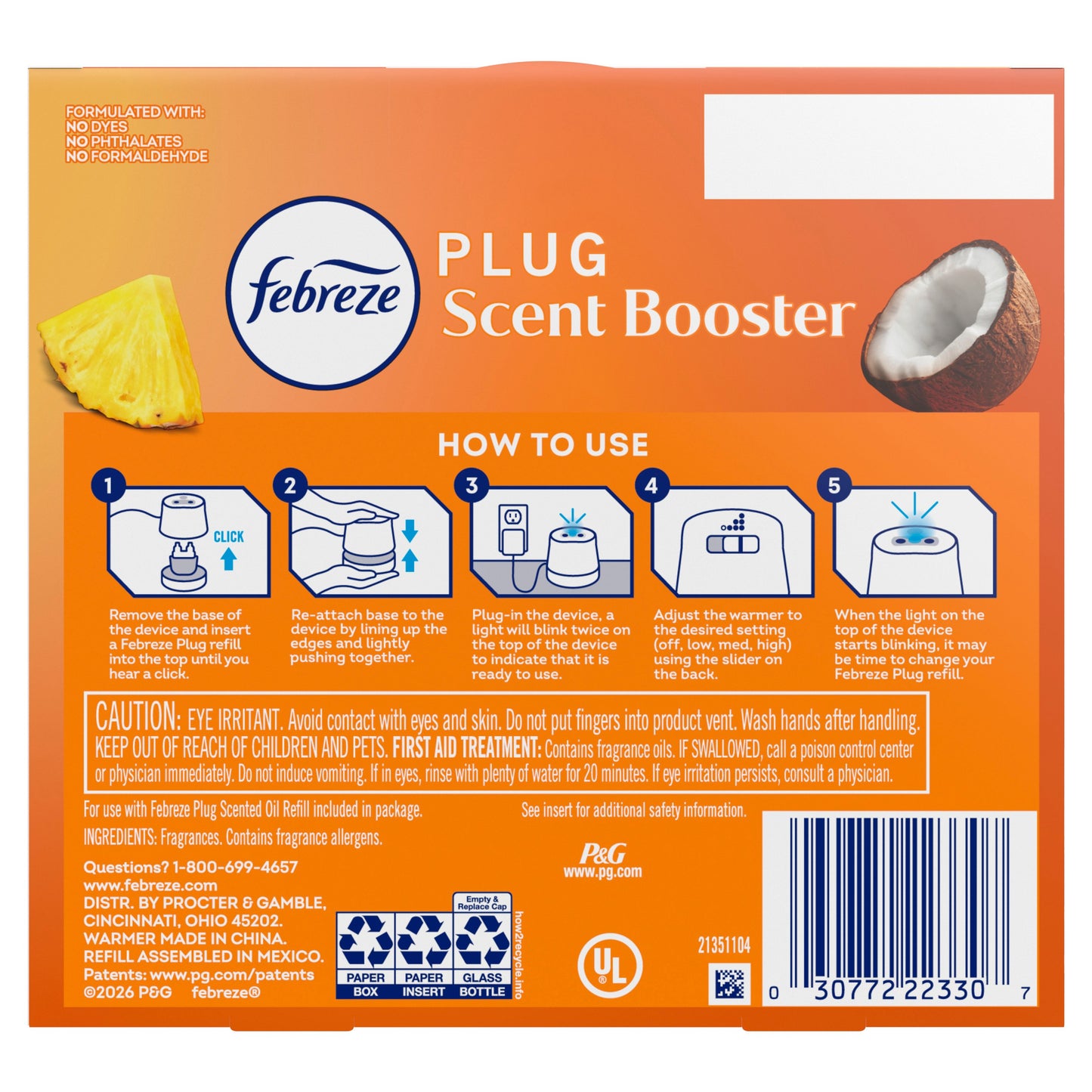 Febreze Plug Scent Booster Starter Kit - Hawaiian Aloha