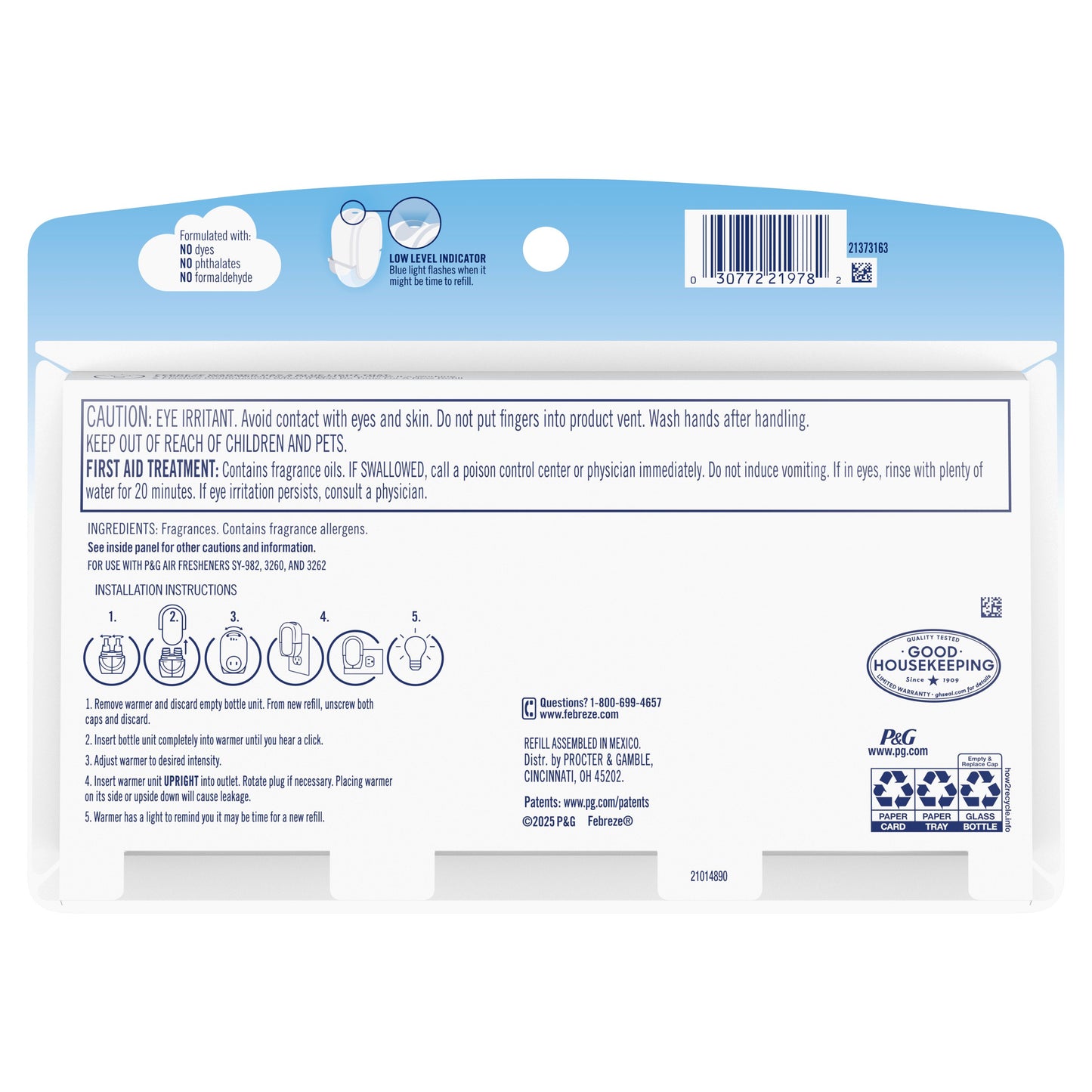 Febreze Plug Scented Oil Refills Variety Pack