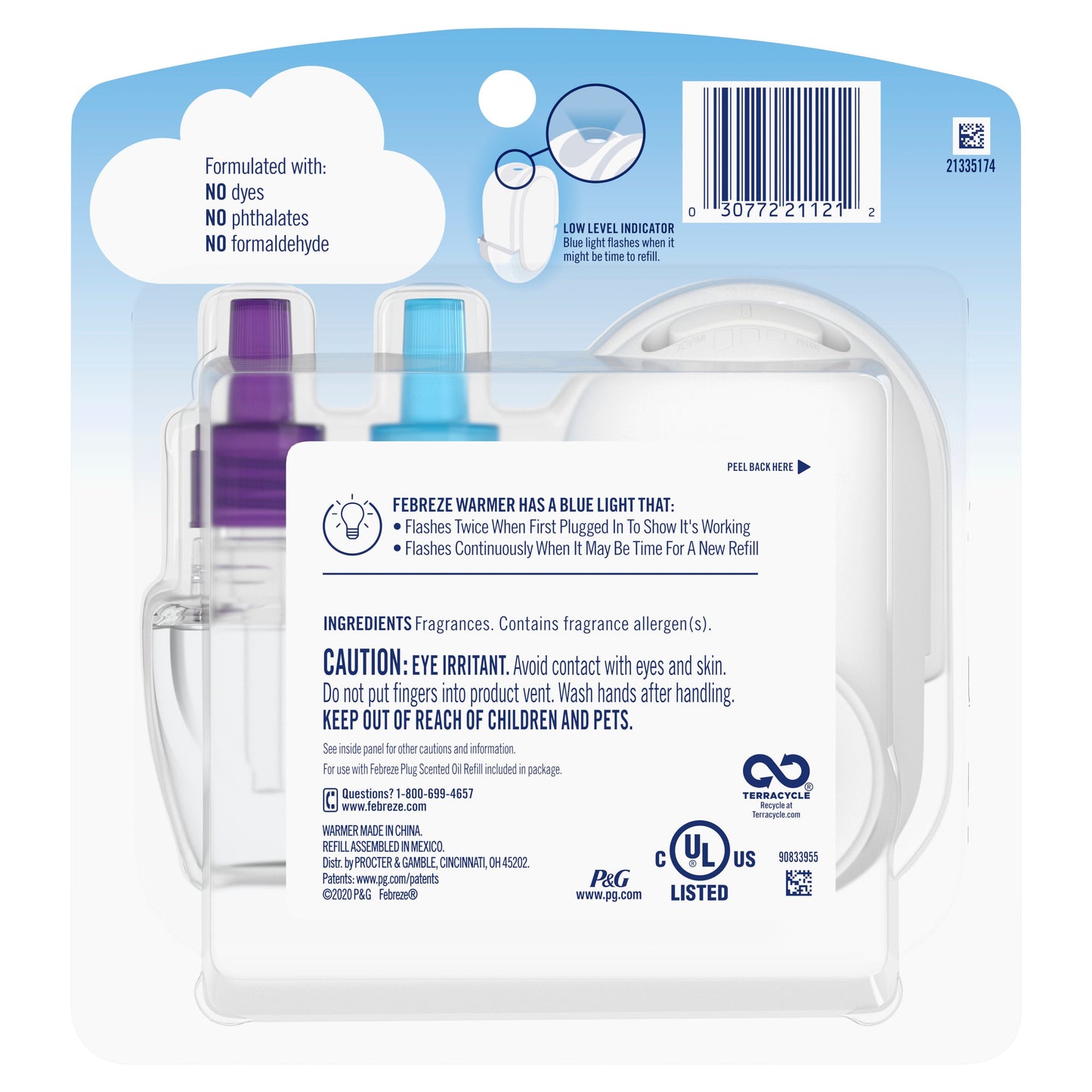 Febreze Plug Scented Oil Warmer + Refill - Lilac Sunrise