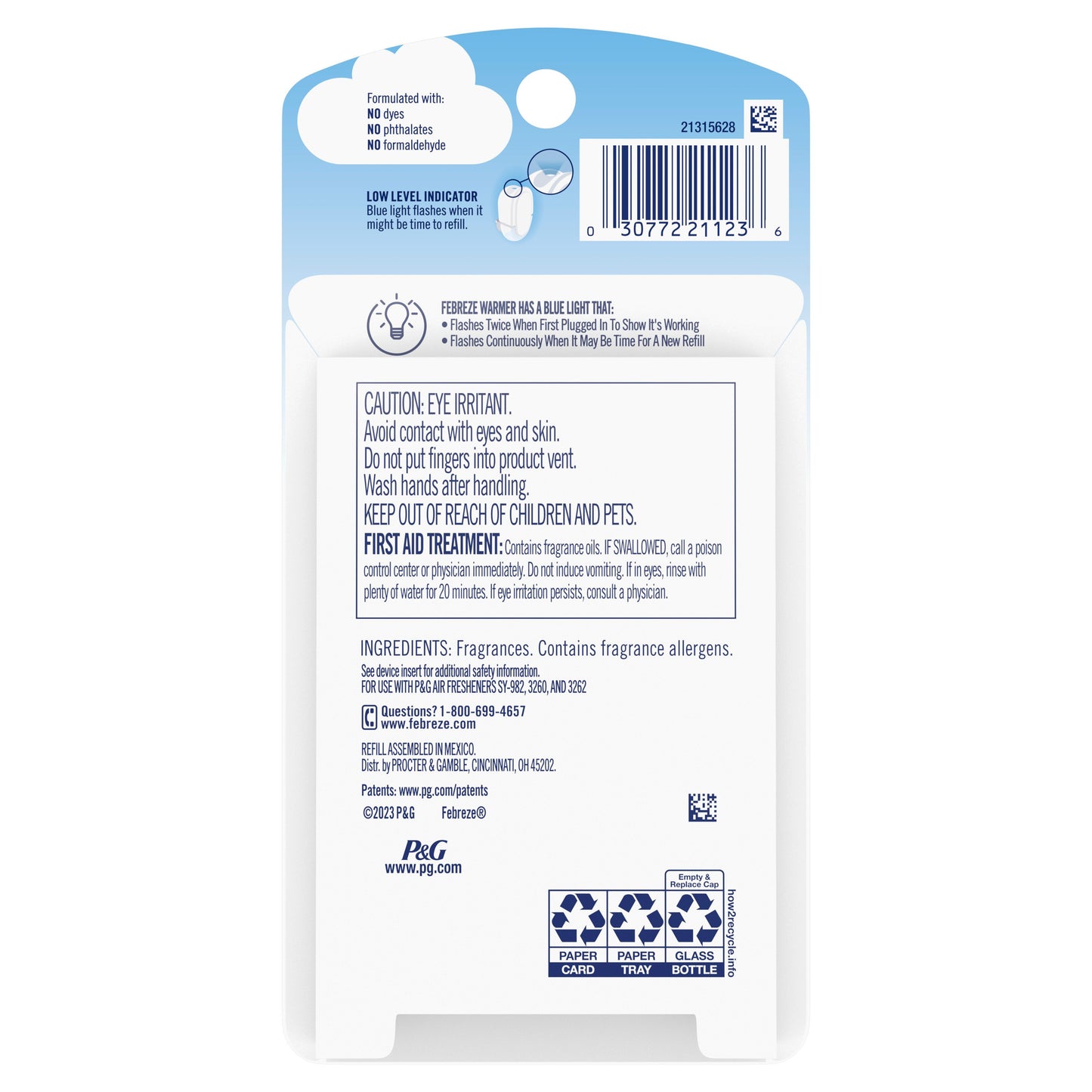Febreze Plug Scented Oil Refill - Mango Splash