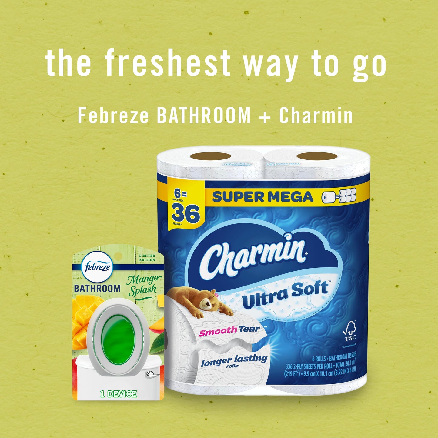 Febreze Bathroom Air Freshener - Mango Splash