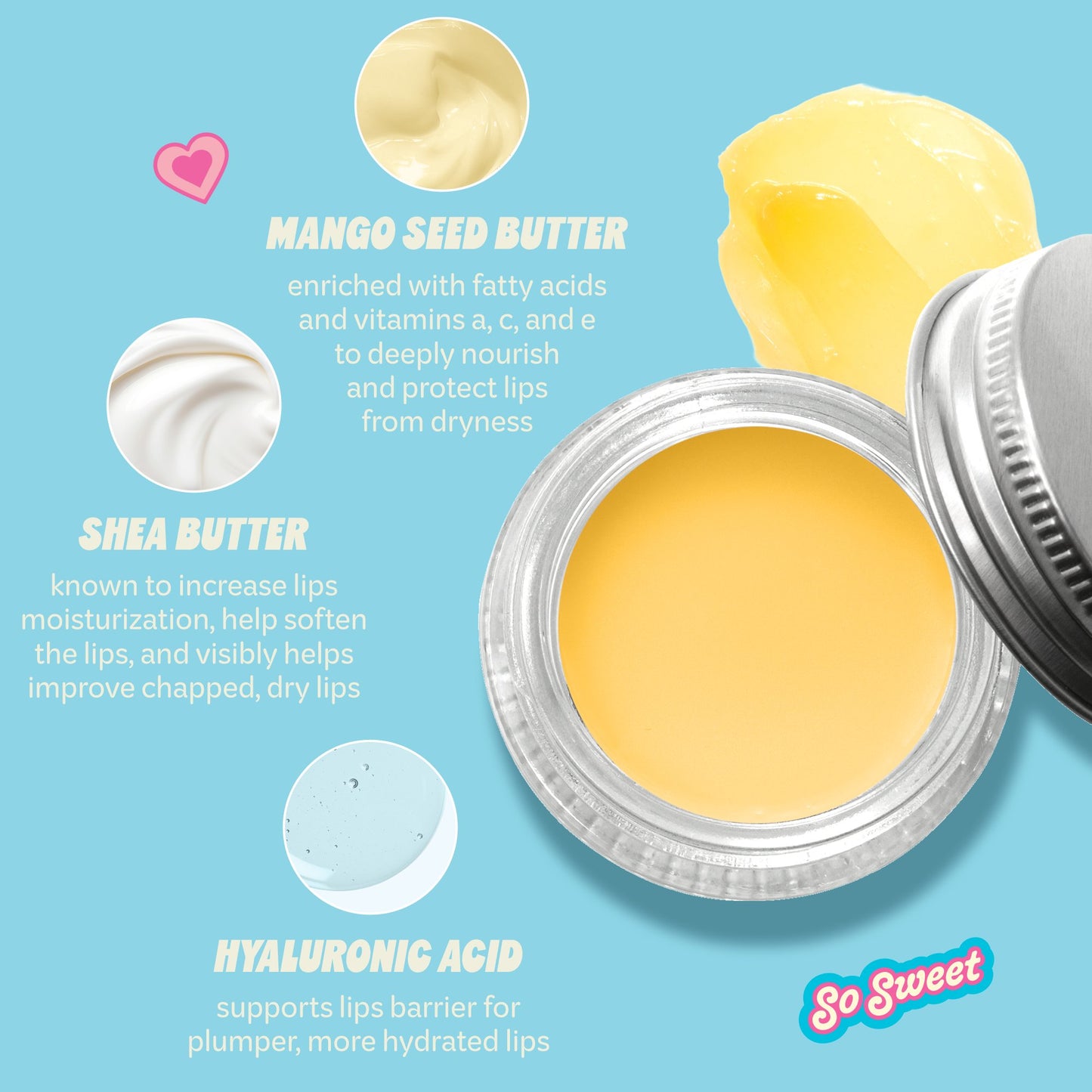 The Crème Shop Overnight Glaze Lip Mask - Mango