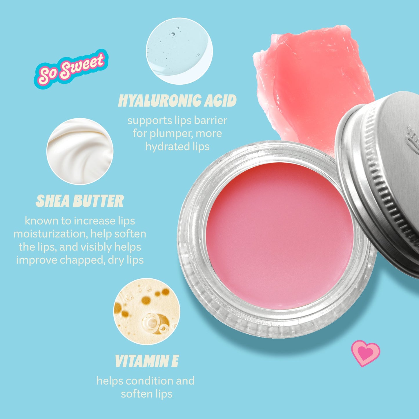 The Crème Shop Overnight Glaze Lip Mask - Berry Sweet
