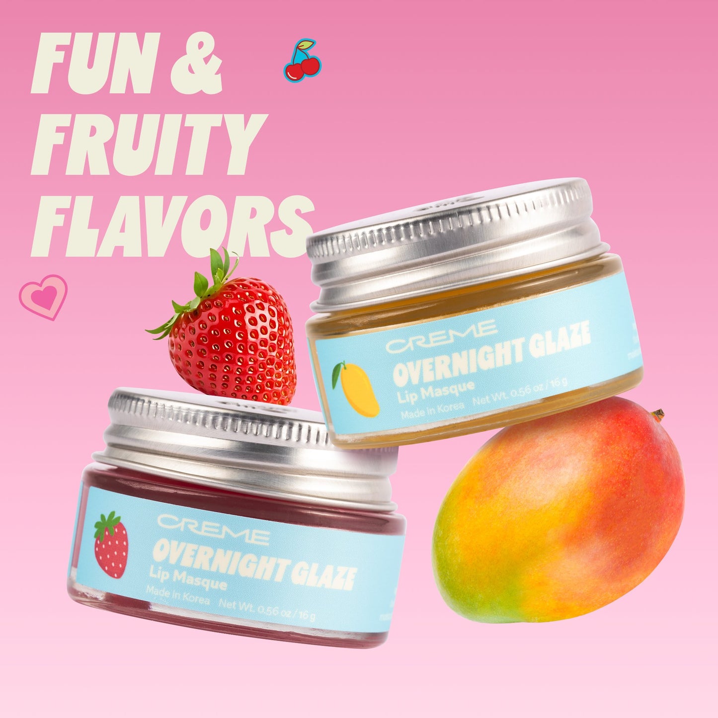 The Crème Shop Overnight Glaze Lip Mask - Berry Sweet
