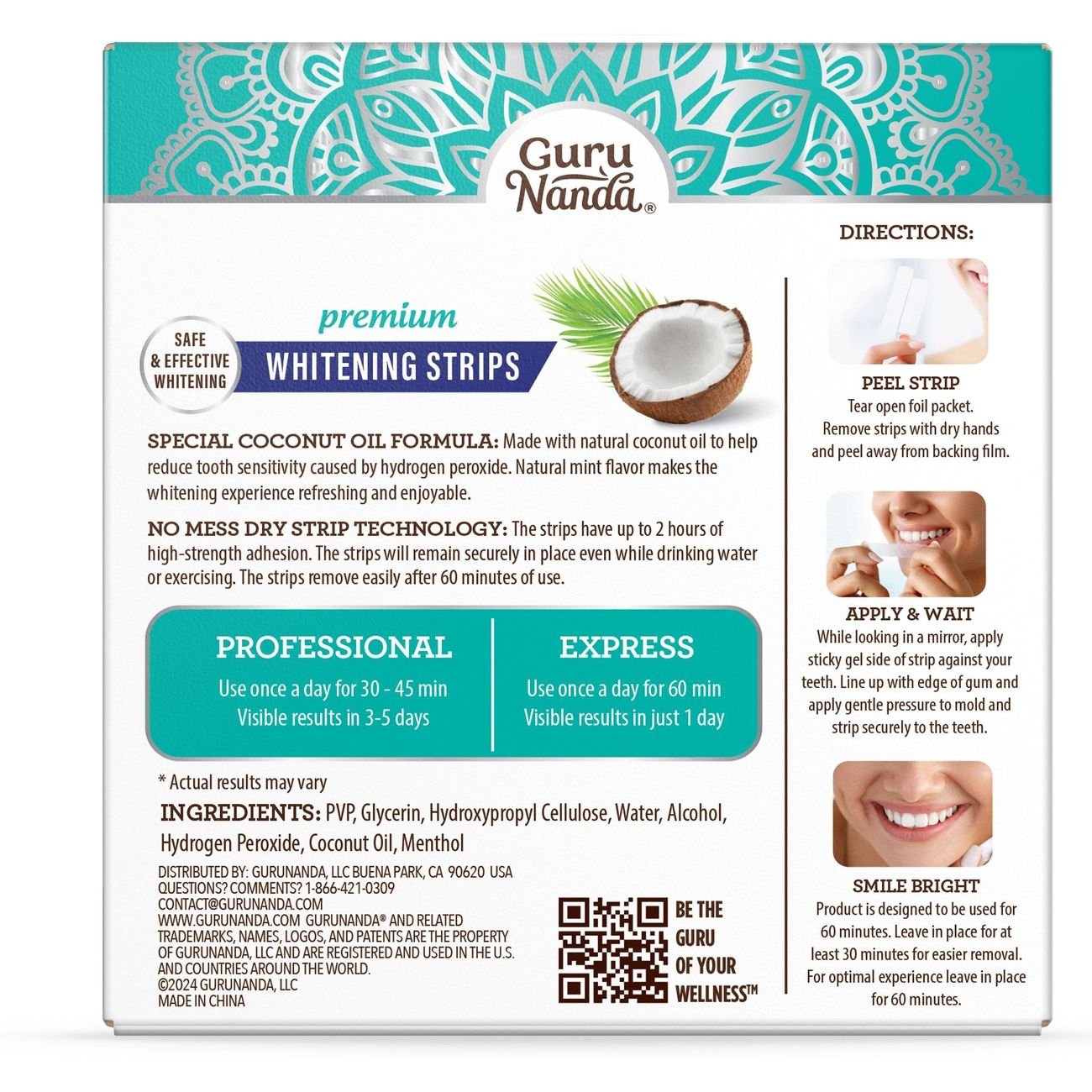 Guru Nanda Premium Whitening Strips