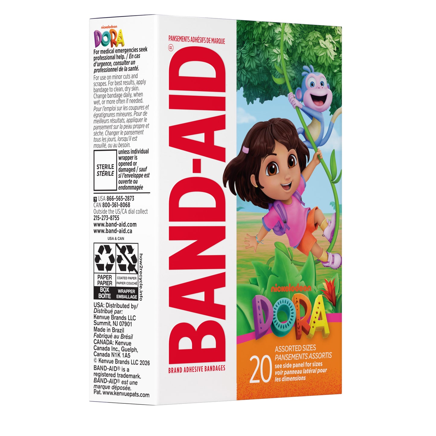 Band-Aid Dora Adhesive Bandages - Assorted Sizes