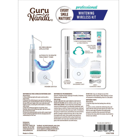 Guru Nanda Professional Whitening Wireless Kit