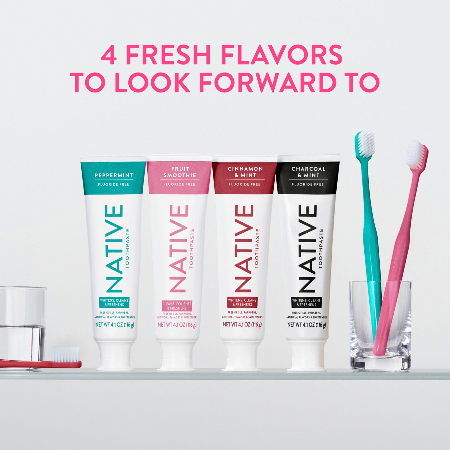 Native Fluoride Free Toothpaste - Fruit Smoothie