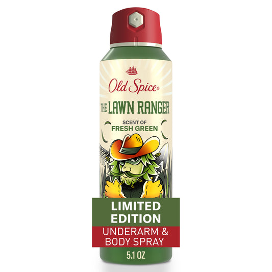 Old Spice Men's Aluminum Free Underarm & Body Deodorant Spray - The Lawn Ranger