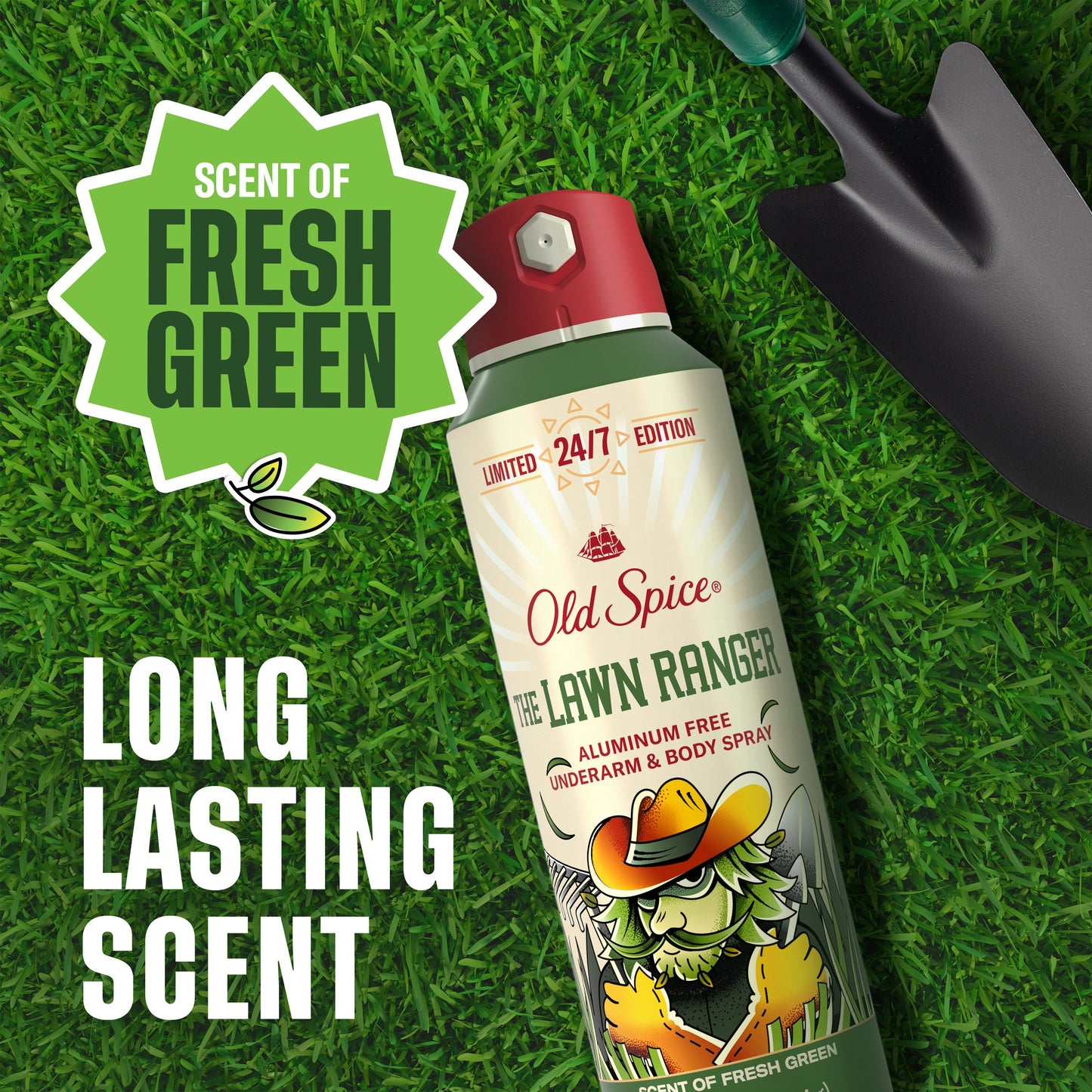 Old Spice Men's Aluminum Free Underarm & Body Deodorant Spray - The Lawn Ranger