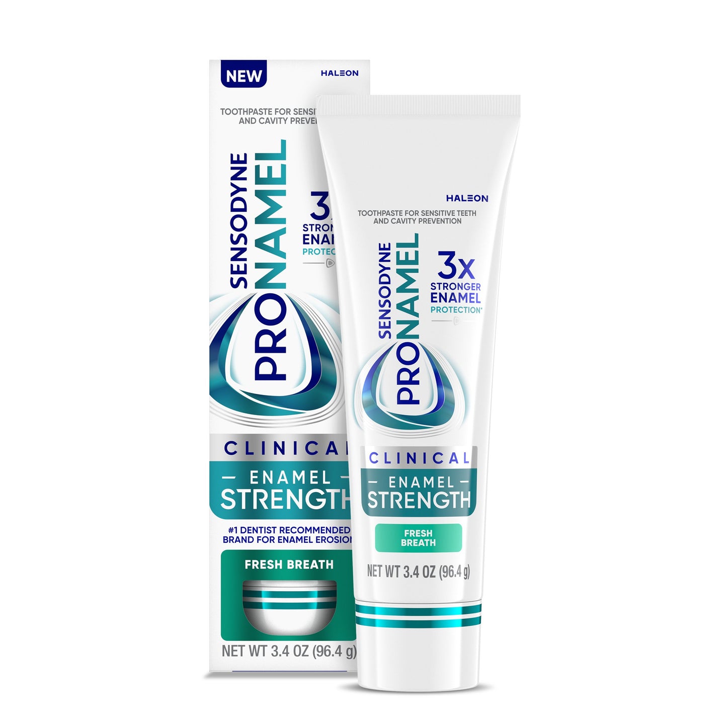 Sensodyne Pronamel Clinical Enamel Strength Fresh Breath Toothpaste, 3.4 oz