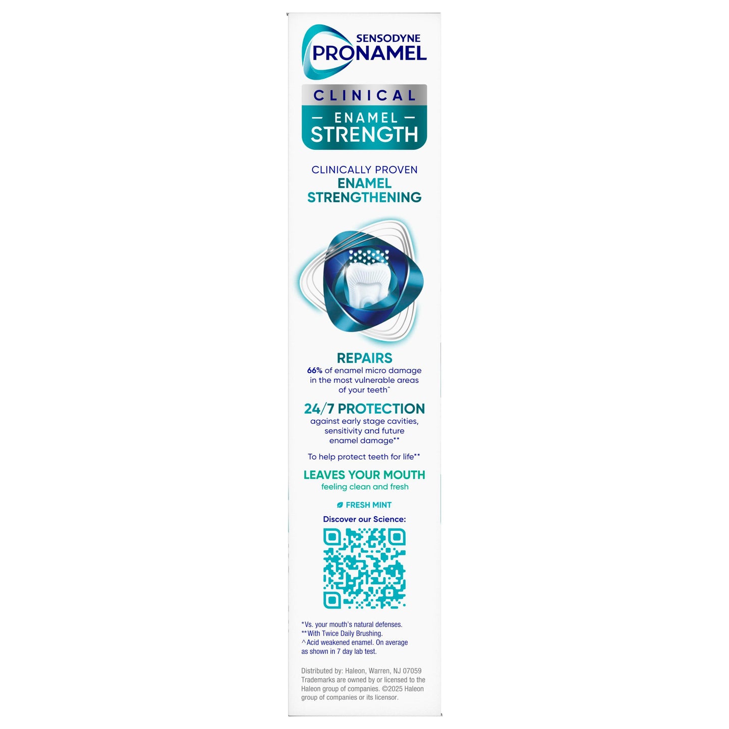 Sensodyne Pronamel Clinical Enamel Strength Fresh Breath Toothpaste, 3.4 oz