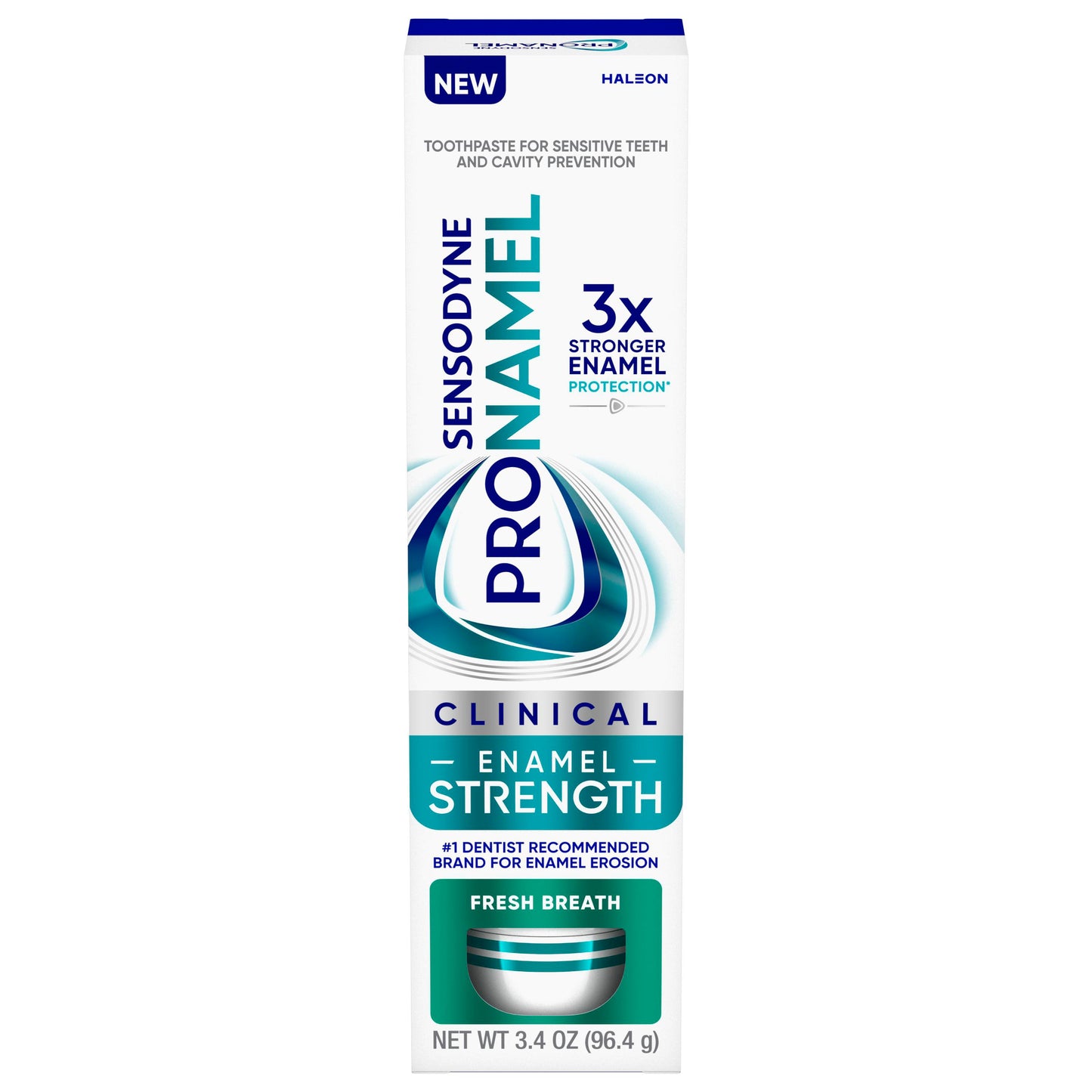 Sensodyne Pronamel Clinical Enamel Strength Fresh Breath Toothpaste, 3.4 oz