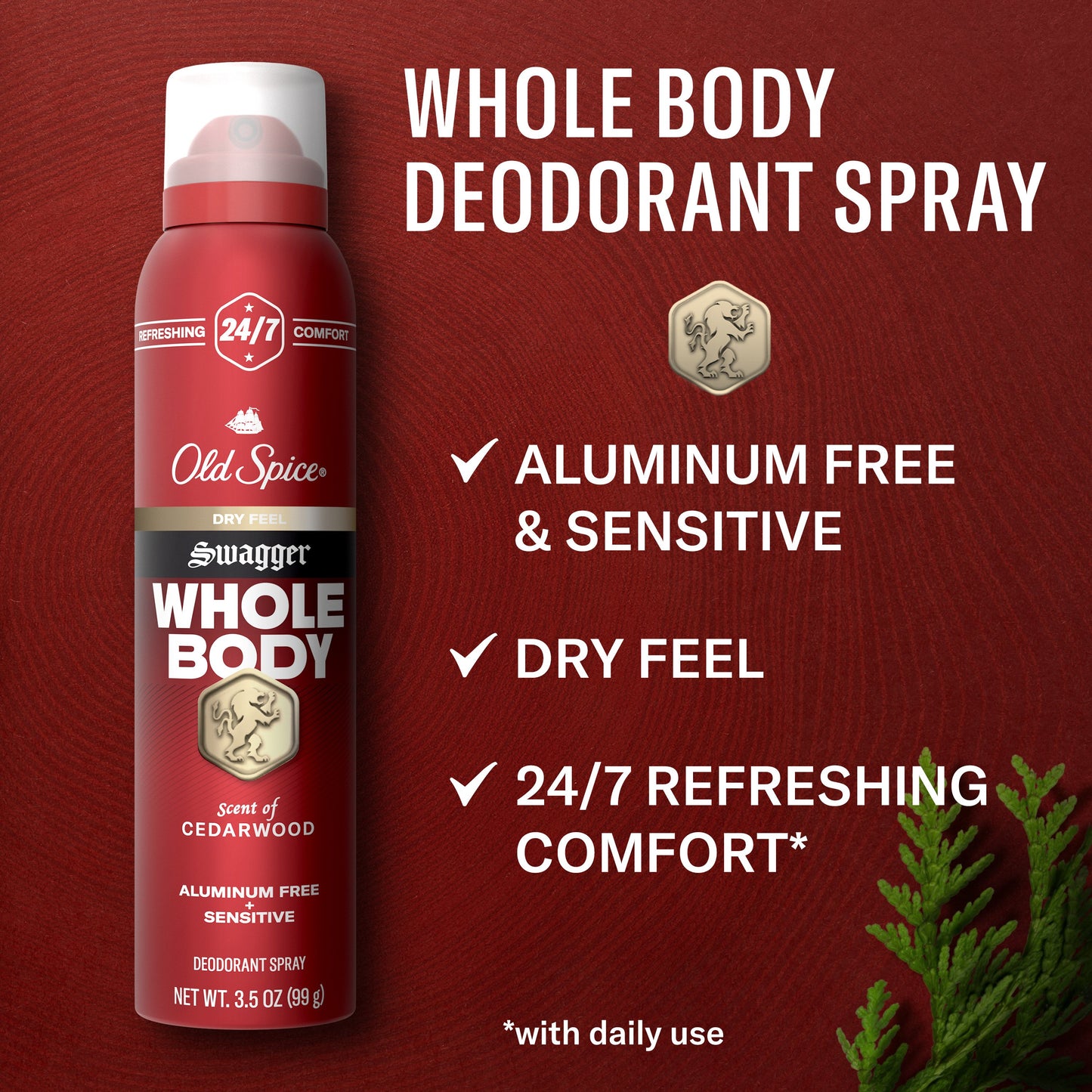 Old Spice Old Spice Swagger Whole Body Deodorant Spray