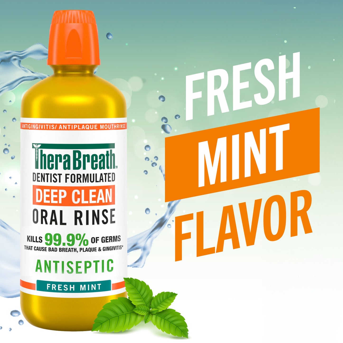 TheraBreath Deep Clean Oral Rinse - Fresh Mint