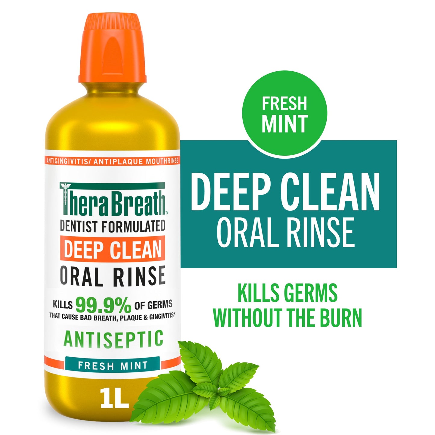 TheraBreath Deep Clean Oral Rinse - Fresh Mint